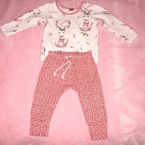 Baby girl pajama set